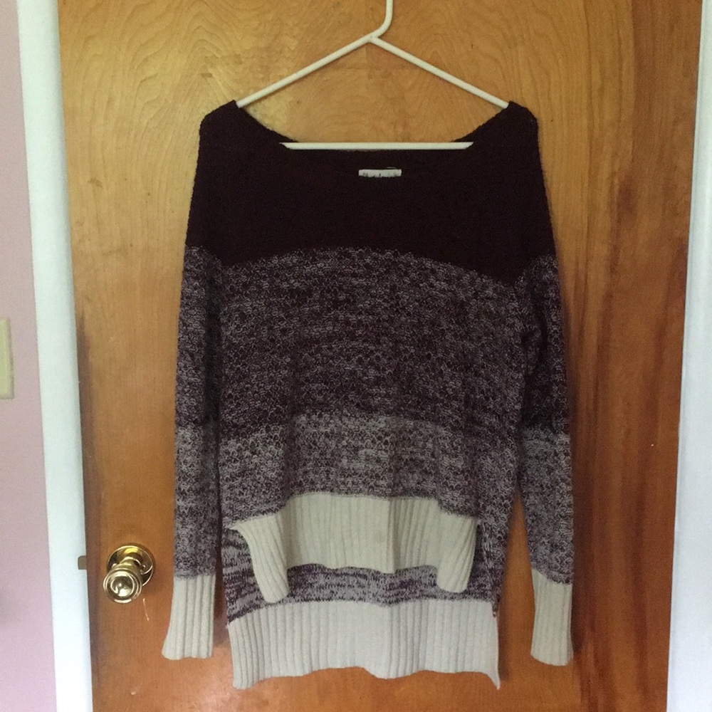 Wine colored sweater
